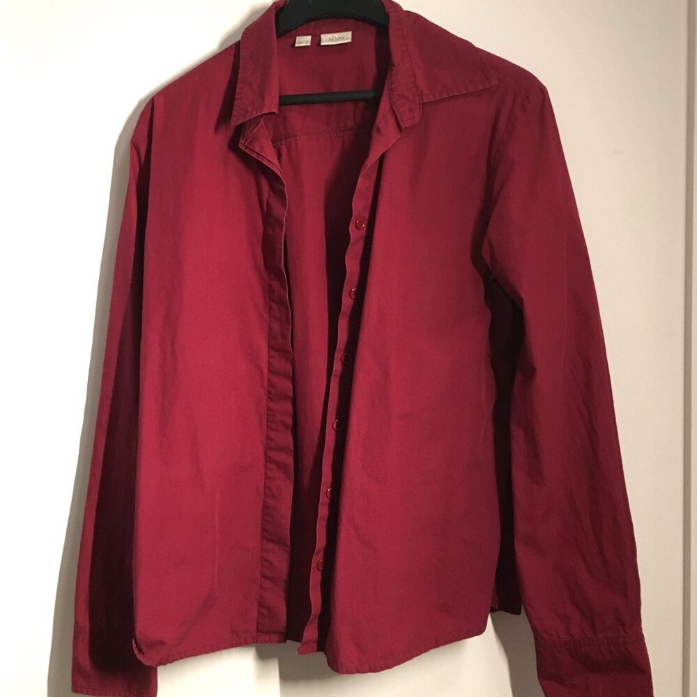 Dark red MNG shirt, size L